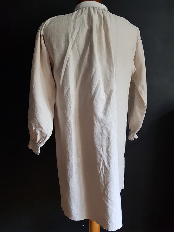 Antique French Linen Farmers Work Shirt Smock M Medium S7 - Etsy UK