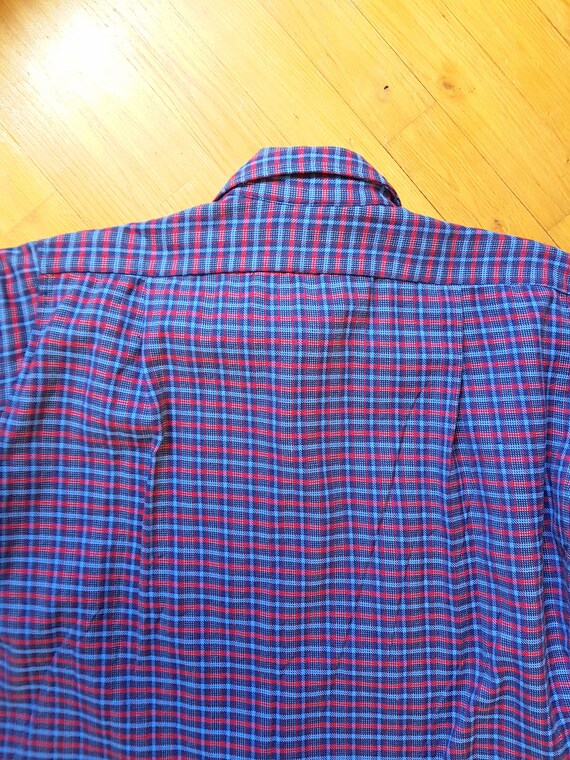 1970s French artists smock checked workshirt work… - image 6