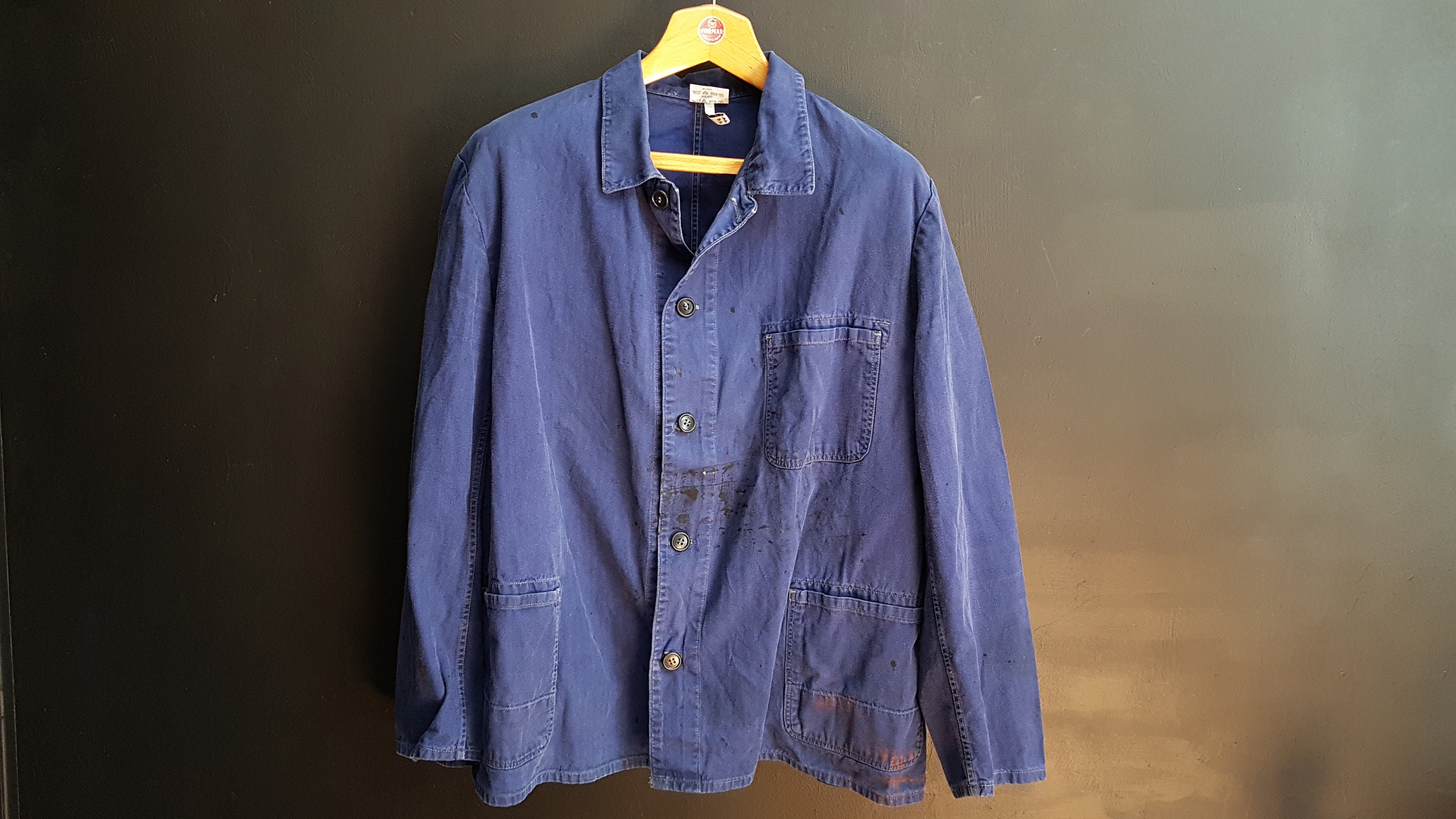 Vintage German Chore Jacket L/ XL Bleu Blue Workwear - Etsy Vintage German Chore Jacket L/ XL Bleu Blue Workwear - Etsy