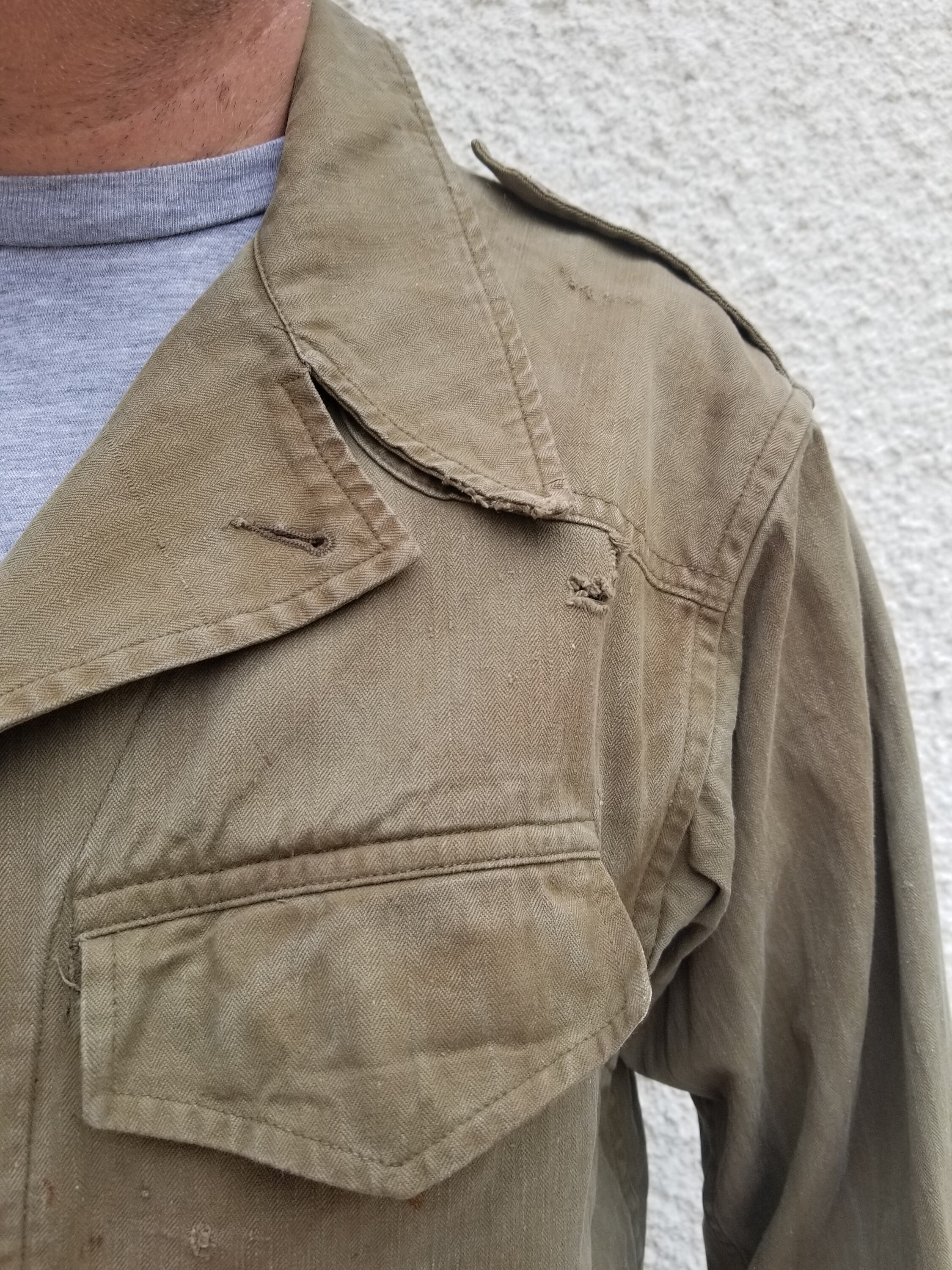 1950s French Army Fatigue Utility Shirt Jacket S-M - Etsy