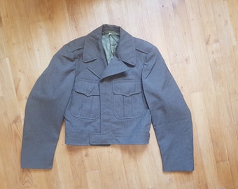 Vintage US army M50 &quot;Ike&quot; blouson cropped jacket 34 XS-S