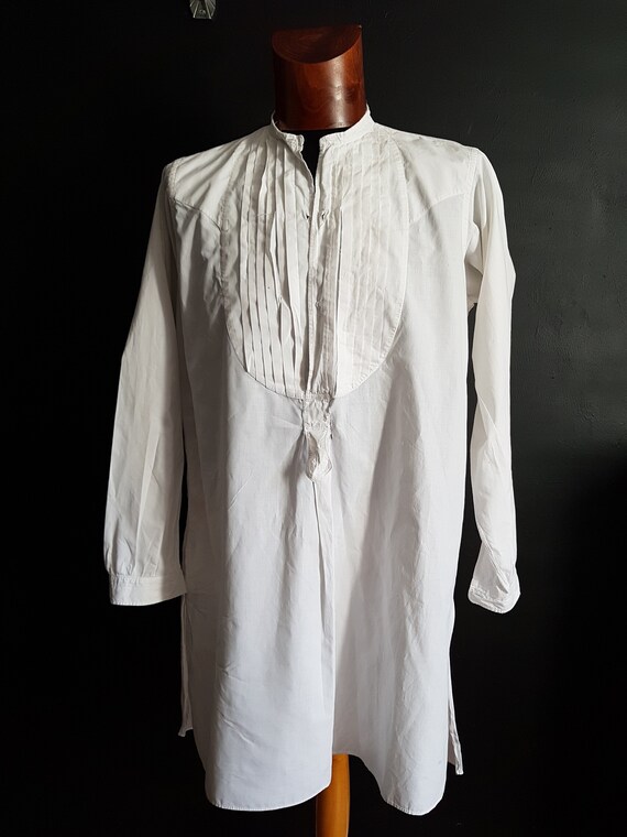 Buy Vintage French Mens Formal Shirt M 