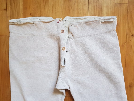 Vintage mens Long Johns Underpants Drawers Breech… - image 3