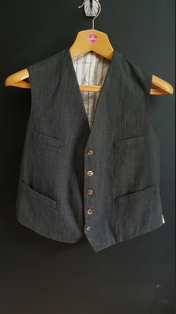 French Vintage Waistcoat Vest Gobert-Martin A Réau