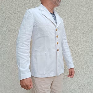 Vintage French 1960s Naval officers jacket jacket marine militaire S