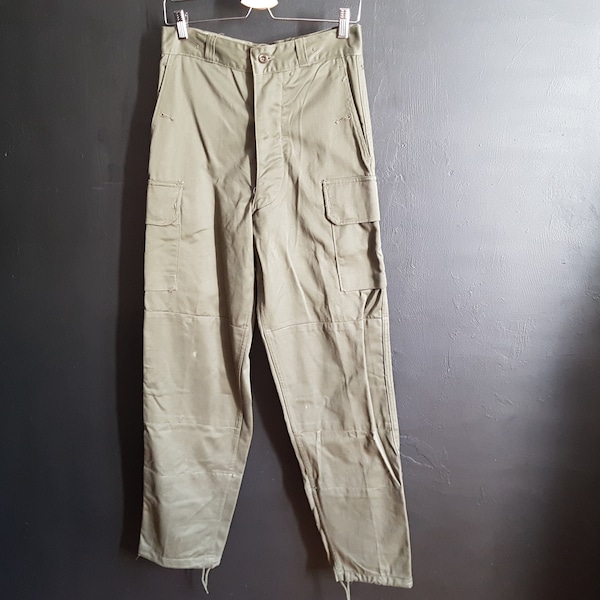 Vintage French army trousers military Armée Francaise combat pants 1970 m47