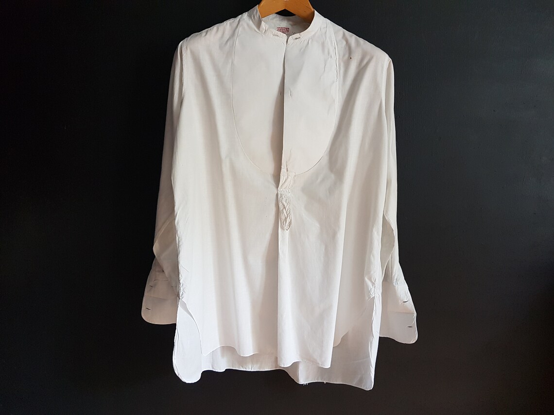 Vintage dress shirt Lisbon Portugal Da Costa Feio tailored bespoke, photo 1 of 5