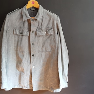 Vintage Hunting work workwear green cotton jacket M/L