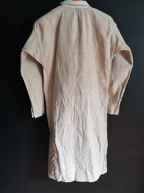 Antique French linen shirt farmers shirt artist smock… - Gem Antique French linen shirt farmers shirt artist smock… - Gem