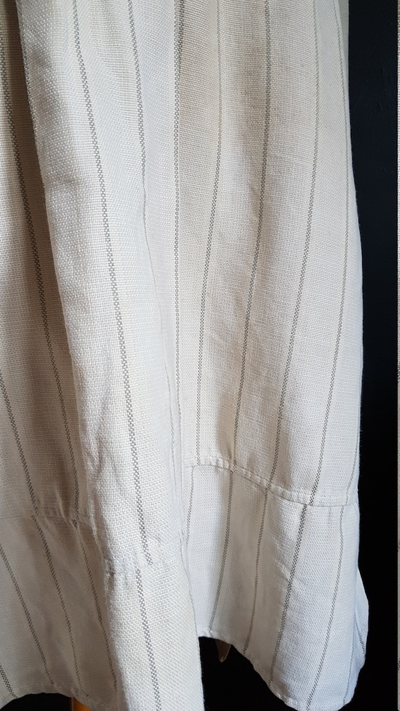 Vintage French  work shirt pullover smock workwea… - image 6