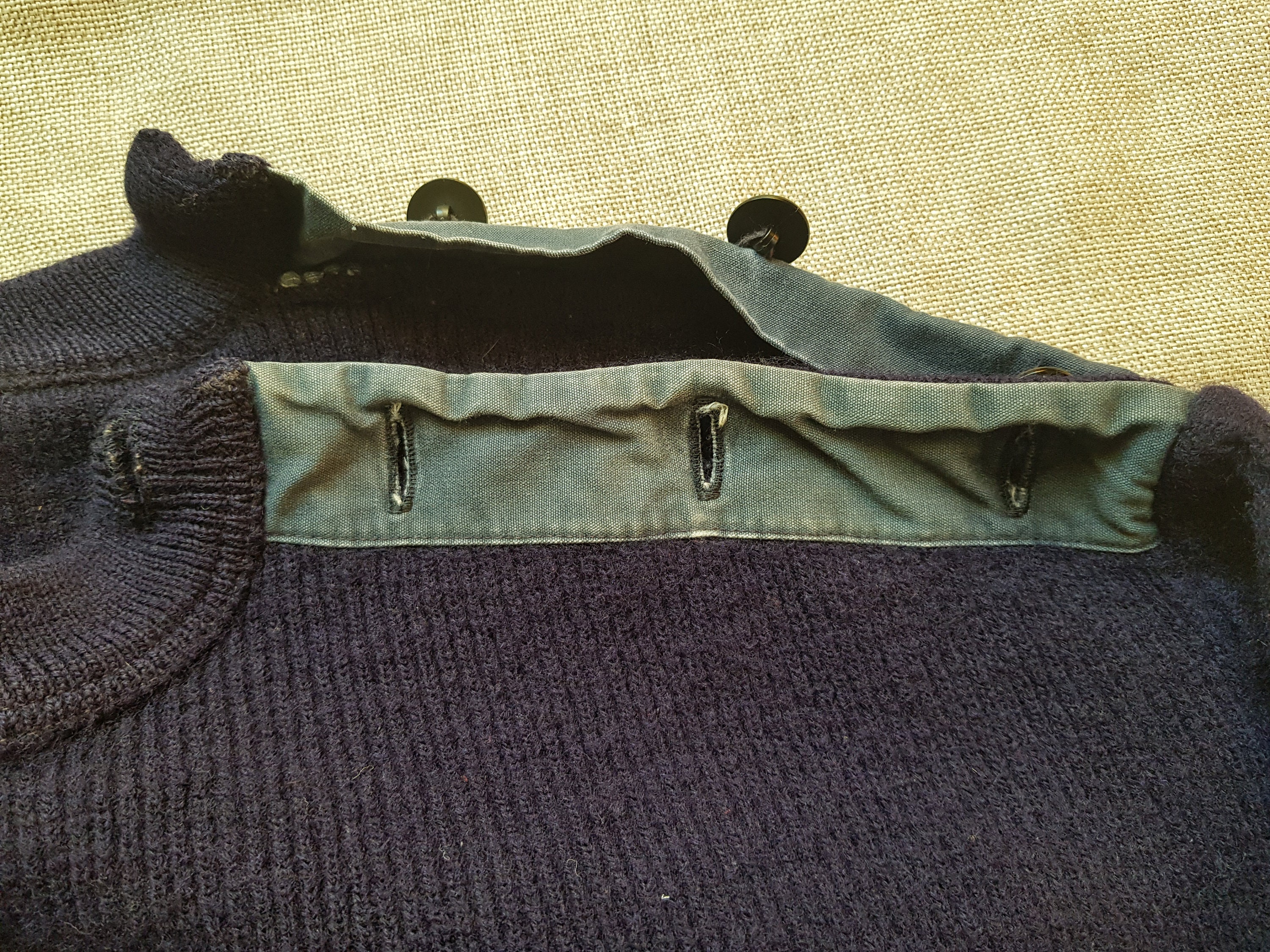Vintage French Breton Fisherman's wool 
