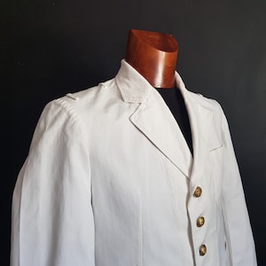 Vintage French 1960s Naval officers jacket jacket marine militaire S