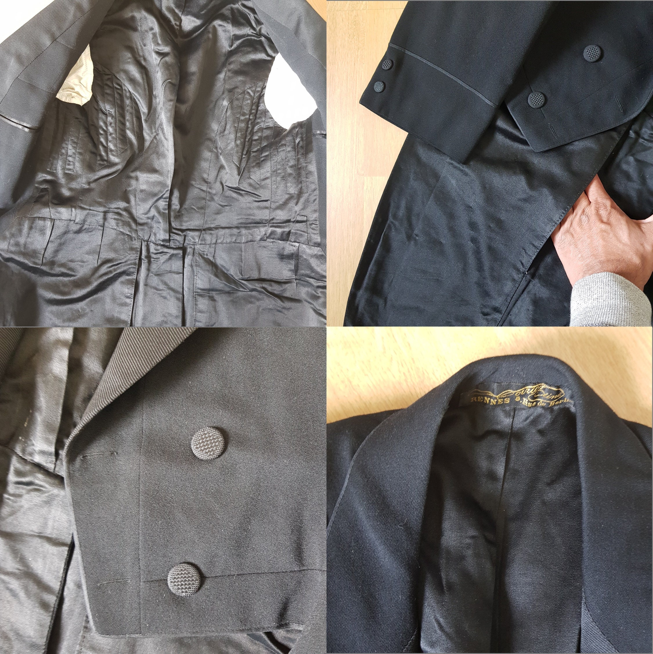 Vintage man's tuxedo jacket with tails c. 1900s | eBay