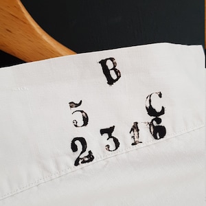 Antique mens linen drawers underwear breeches full length underwear