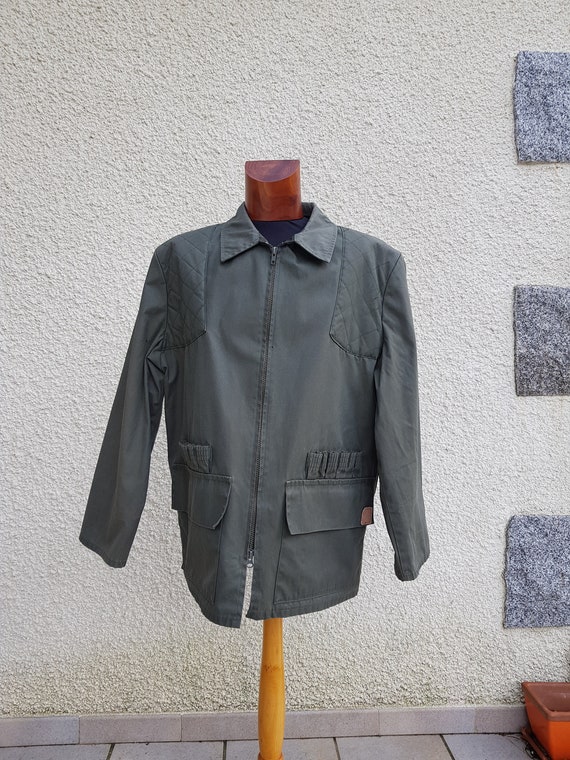 Vintage French hunting outdoors jacket cartridge g