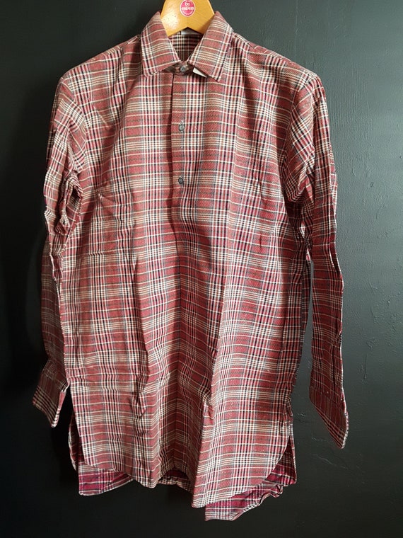 Vintage French NOS Magasins Bleu workshirt workwe