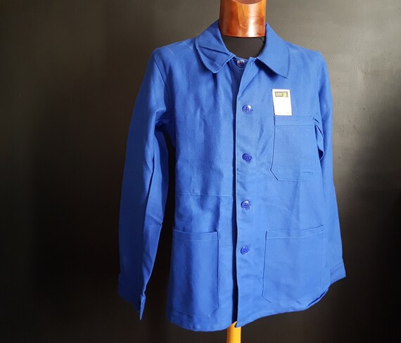 Vintage French Bleu de Travail workwear NOS deadst
