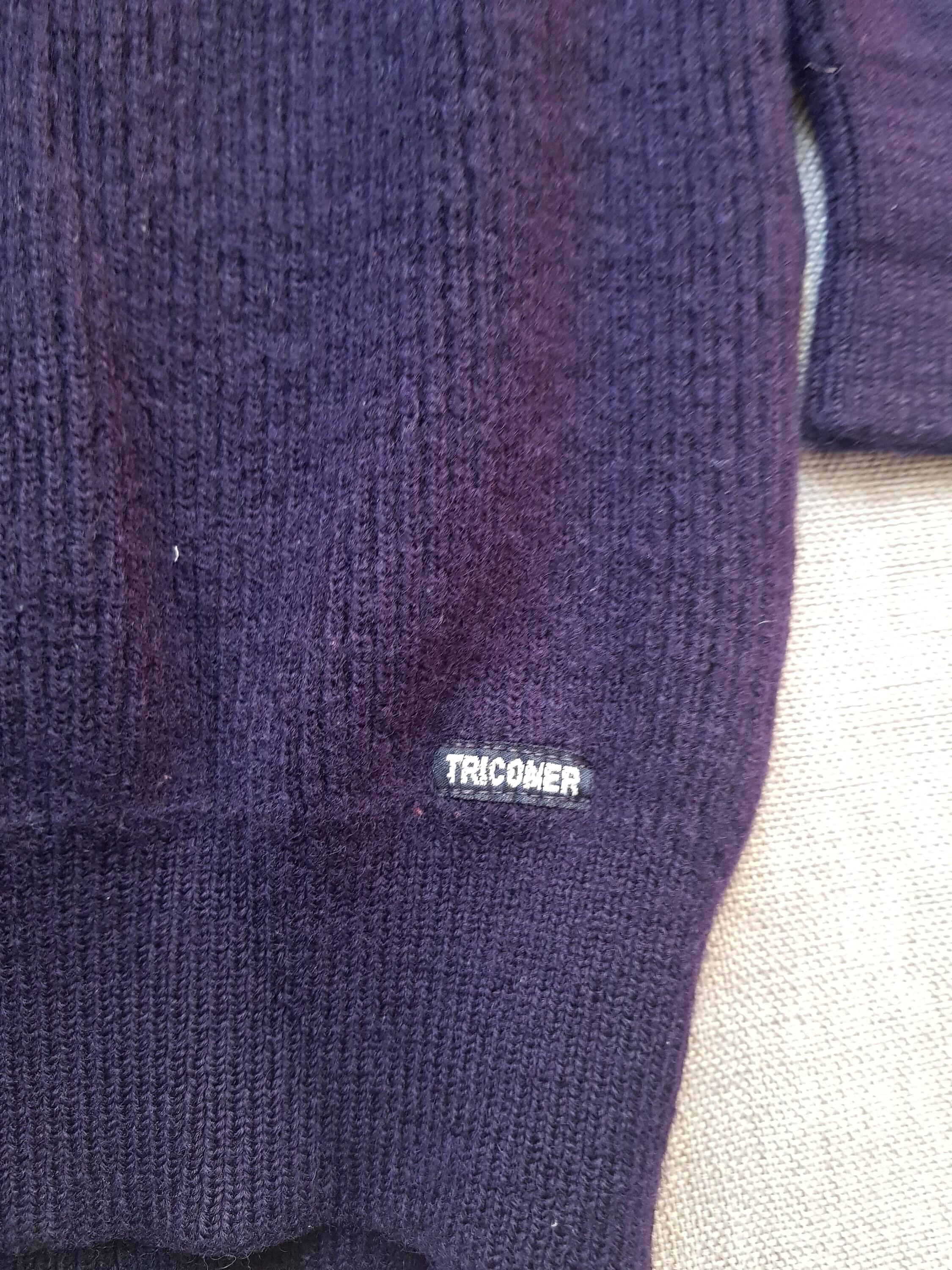 Vintage French Breton Fisherman's wool 