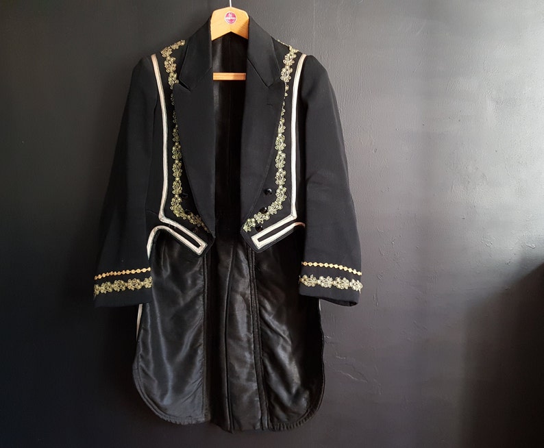 Vintage French Footman Valet Uniform Theatre Costume Etsy Canada