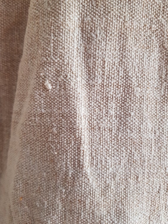 Antique French linen shirt farmers shirt artist smock… - Gem