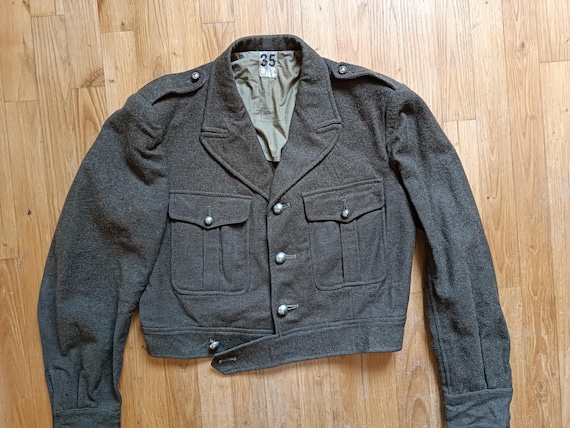 Vintage French Army M50 Ike Blouson Cropped Jacket 35 S-M - Etsy
