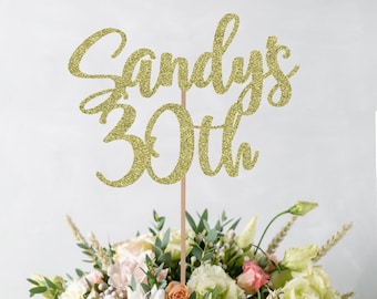 Happy Birthday Centerpiece, Custom Centerpiece, Birthday Centerpieces, Birthday Party Centerpieces