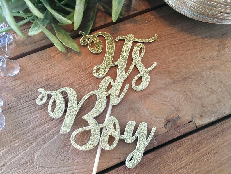 Its a Boy Cake Topper Baby Boy Cake Topper Baby Boy Baby Etsy