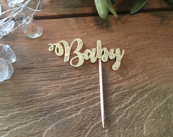 Baby Cupcake Toppers, Baby Shower Cupcake Toppers,