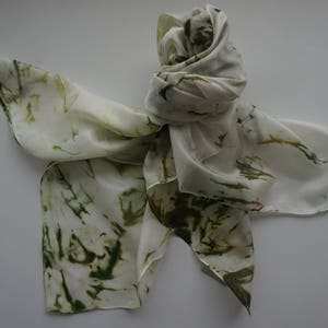 Handpainted silk scarf 90x90 cm