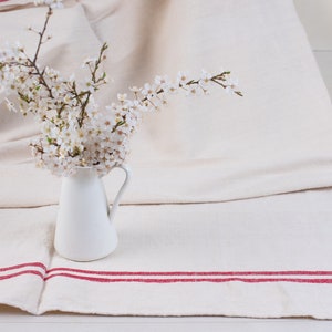 Rectangular linen tablecloth/ Farmhouse table cloth/ Dinning table cloth/ French tablecloth rectangle/ Tablecloth rectangle vintage