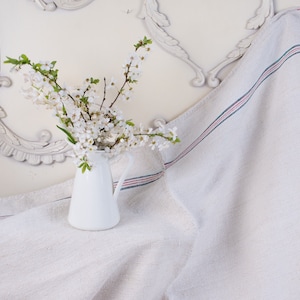 Farmhouse table cloth/ Dinning table cloth/ French tablecloth rectangle/ Tablecloth rectangle vintage/ Rectangular linen tablecloth