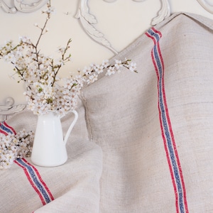 Farmhouse table cloth/ Dinning table cloth/ French tablecloth rectangle/ Tablecloth rectangle vintage/ Rectangular linen tablecloth
