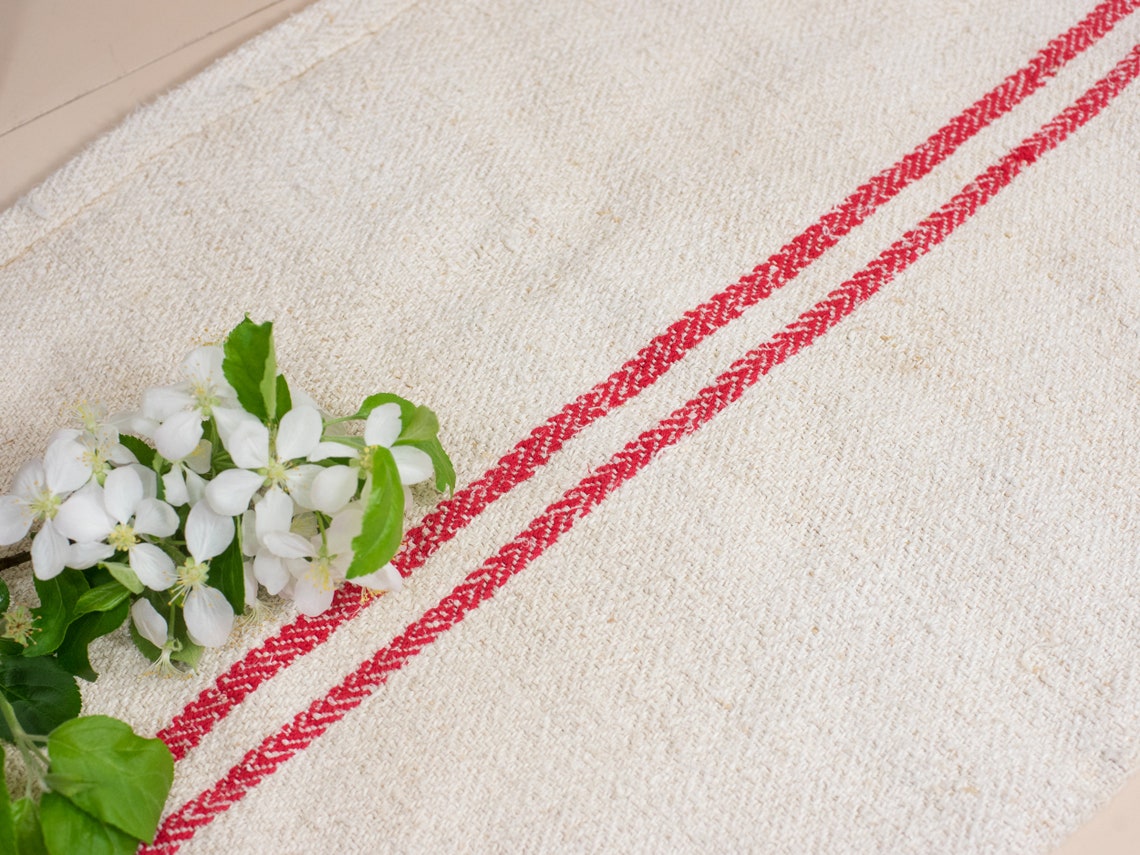 English Red Medium Weight Linen Fabric main image 1