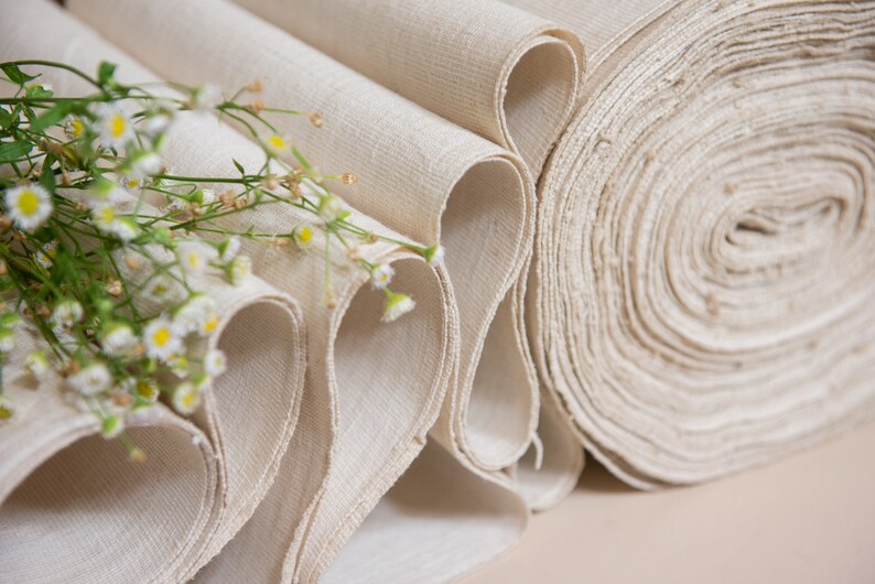 Bolt of vintage fabric / Bolt Linen fabric / roll upholstery Etsy