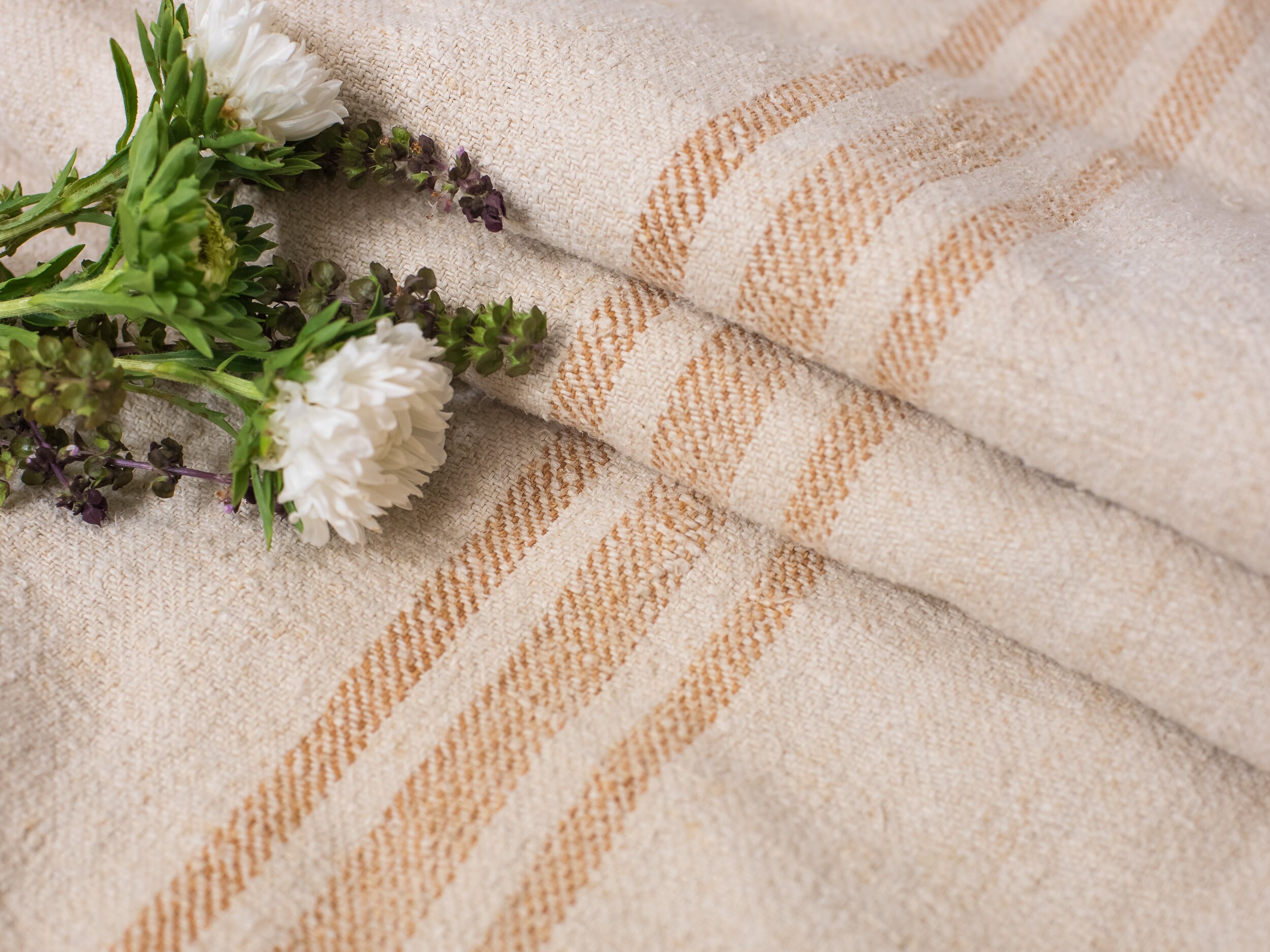 tissu De Sac Grain Bronzage/