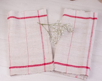 Linen towels vintage/ Vintage linen towel/ vintage linen napkins/ vintage linen tea towel/ antique linen napkins