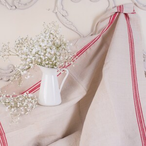 Farmhouse table cloth/ Dinning table cloth/ French tablecloth rectangle/ Tablecloth rectangle vintage/ Rectangular linen tablecloth