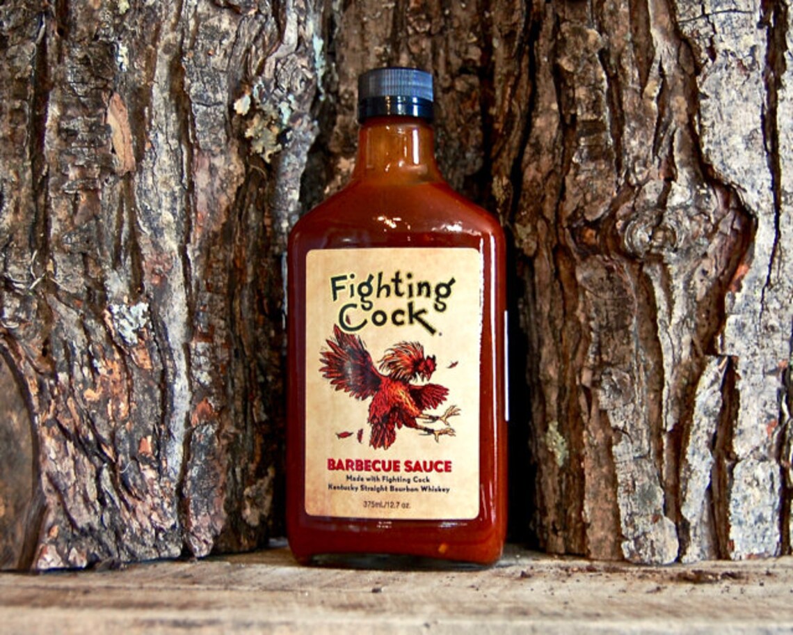 Fighting Cock Kentucky Bourbon BBQ Sauce Etsy