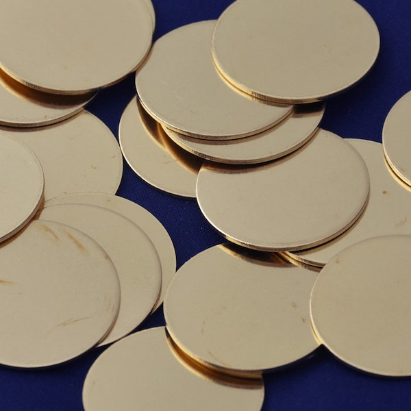 1"（25mm) tibetara® Round 18 Gauges  Blank,Brass gold disc stamping blank,18 Gauge Stamping Discs Blank Metal Discs,20pcs/lot-10136250