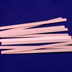 Copper Rectangle Blanks,Metal Stamping Blank, Rectangle Metal Blanks,tibetara®,About 6"*1/4"(152*6mm) 18 Gauges,5pcs/lot-10168950
