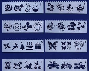 Bullet journal accessories Stainless Steel ,Etching Icons Stencil  tibetara®, About 3 1/3*5 1/8 ,pochoir bullet journal,1 pc/lot-10190051