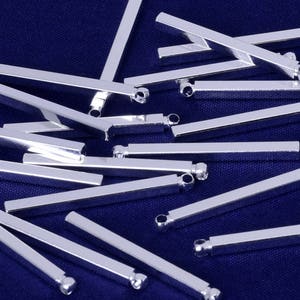 Personalized Stamping 4 sided Blank Bar,Jewelry Supply, Craft Supplies, About 2*25mm ,Ready to stamp,tibetara® ,20 pcs/lot