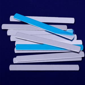 Über 1/4 * 2 1/2 "(6,35 * 63,5 mm), Aluminium-Metall-Stanz-Ring-Rohlinge flache Rohlinge, tibetara®Wrap polierter Ring, 18 Gauges, 20 Stück / Los-10185050