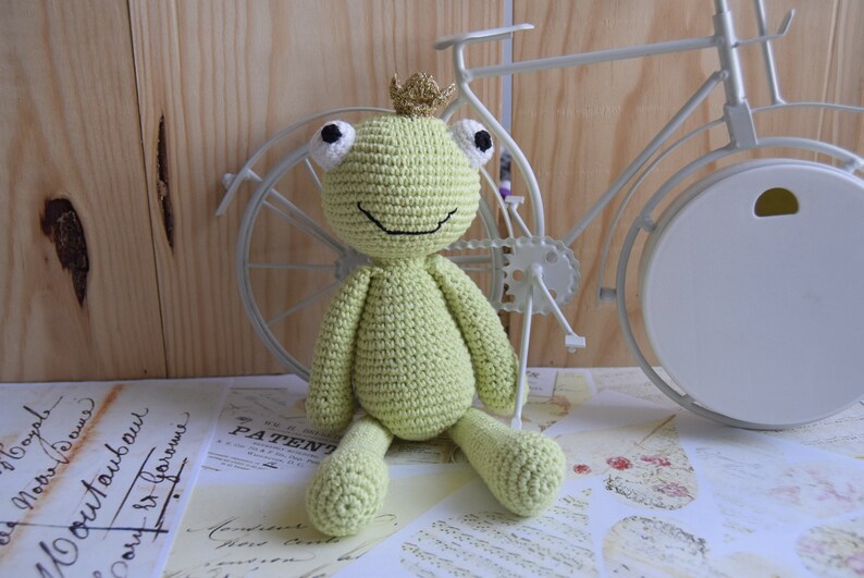 Crochet Frog Doll Knitted Frog Toyfrog Toy Frog Gift - Etsy