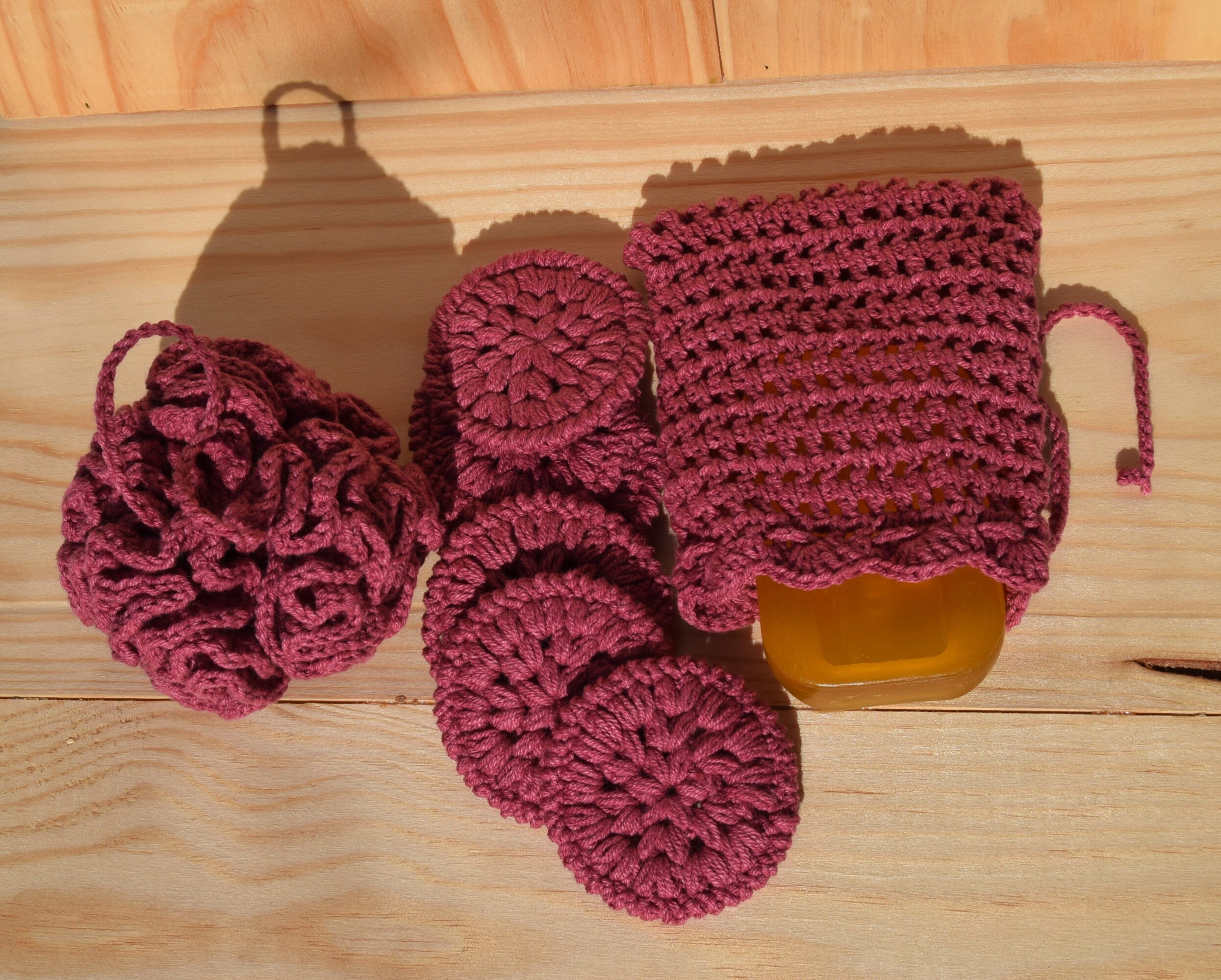 Spa Set, Luxury Bathroom Spa Gift Set , Soap Scrub, and Face Scrubbies - Etsy