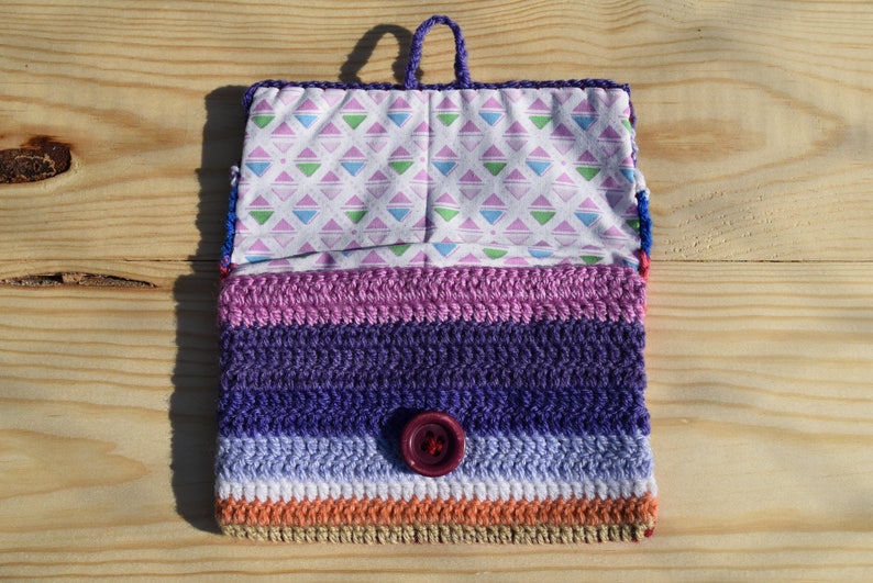Gift for a grandmother Coin Purse Usefull Gift Organizer for Glasses Storage for keys Crochet Organizer