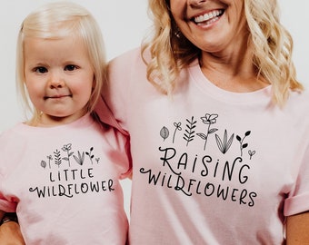 Wildflower Birthday Shirt: Boho Daisy, Wild One Tee