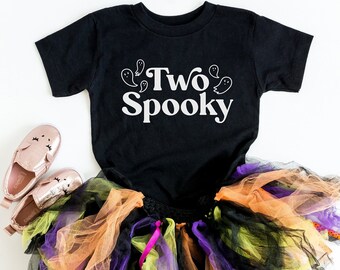 Two Spooky Birthday Shirt: Halloween 2nd Birthday Tee