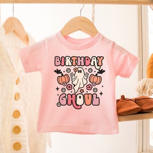 Halloween Birthday Shirt, Birthday Ghoul Shirt, Halloween Birthday Girl Outfit, Kids Halloween Birthday Party, 1st 2nd 3rd 4th 5th 6th Bday