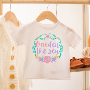 ONEder the Sea Birthday Shirt, Mermaid 1st Birthday Outfit, Mermaid Matching Family Birthday Shirts, Mermaid Mommy and Me Shirts, ONE-der